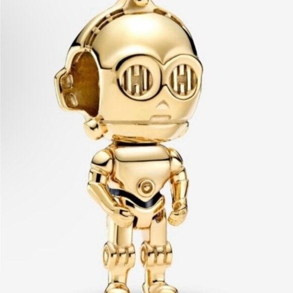 Brand New Retired PANDORA x Star Wars C3PO Charm - Picture 1 of 16